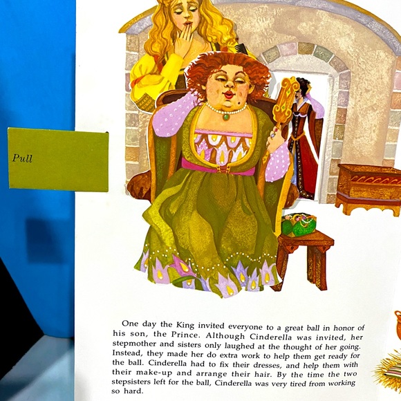 CINDERELLA VTG 90’s A TROLL POP-UP BOOK HARDCOVER A CUTE CLASSIC TALE! - Picture 13 of 16